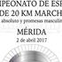 Merida (ESP): presentazione Campionati di Spagna della 20km